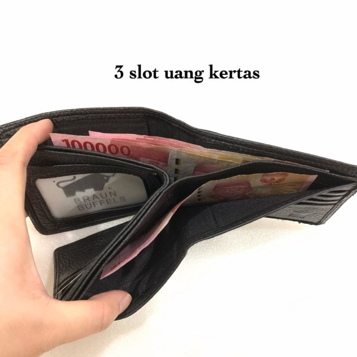 DOMPET BRAUN BUFFEL KULIT SAPI ASLI DOMPET PRIA 3D KULIT SAPI AWET GA