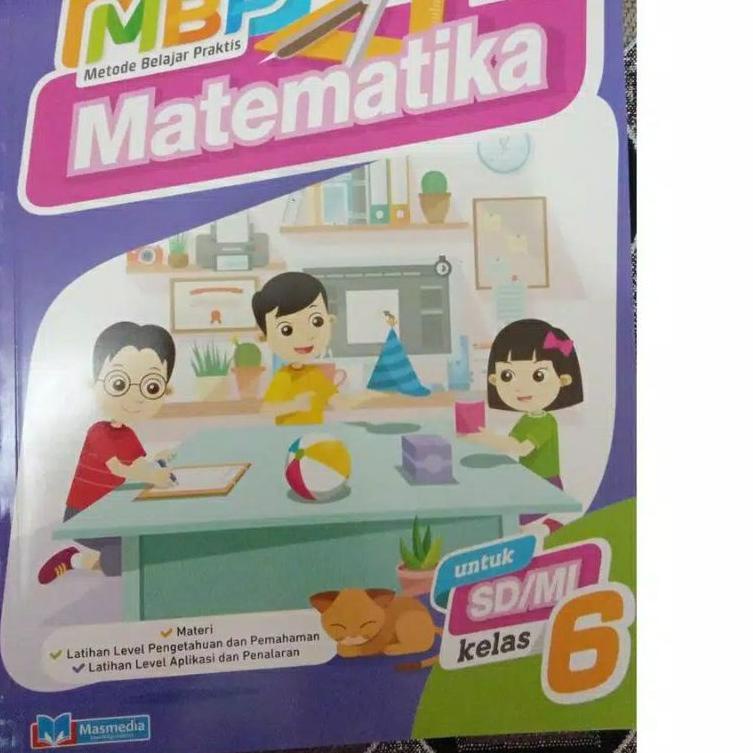 PRODUK KEREN Buku MBP matematika SD kelas 4.5.6 masmedia 3480 ☪