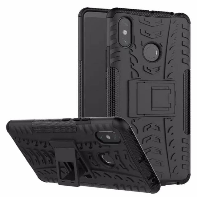 Rugged Armor Kick Stand Case Xiaomi Mi Max 3 Softcase Back