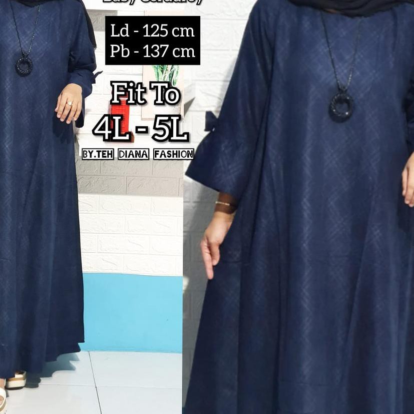 Diskon KODE-491 Baju Gamis Wanita Jumbo Terbaru 2020 / Gamis Wanita Elegant / Model Aisyah Edisi L
