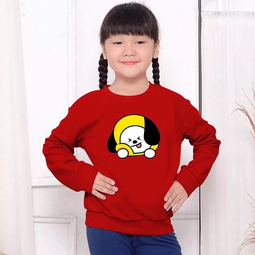 baju bt21 anak perempuan / kaos bt21 anak perempuan / sweater bt21 anak perempuan / baju bts anak an