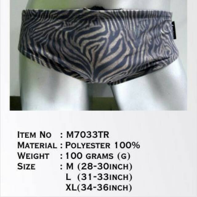 Celana Renang Aussiebum Animal Series M7033 – Tiger