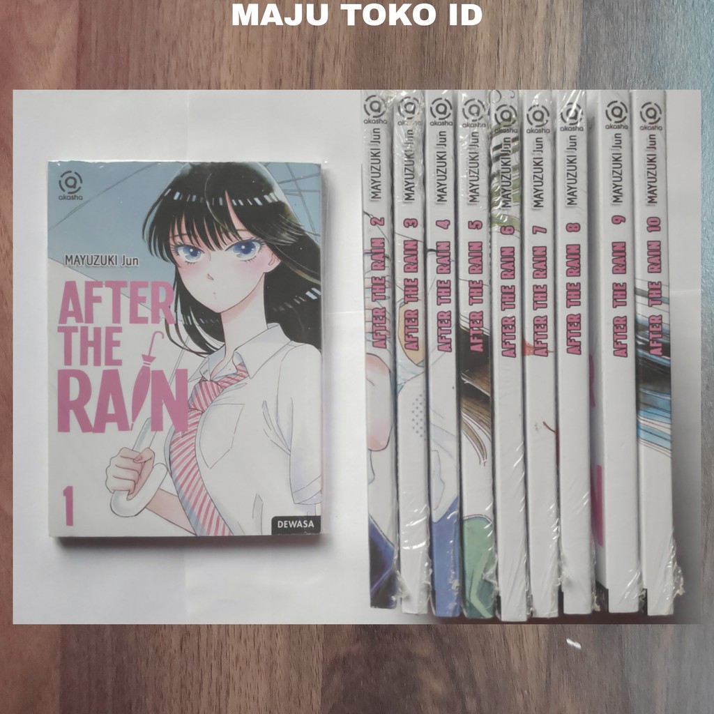 Komik After The Rain Vol 1-10 SET Manga Tamat (ORIGINAL & SEGEL)