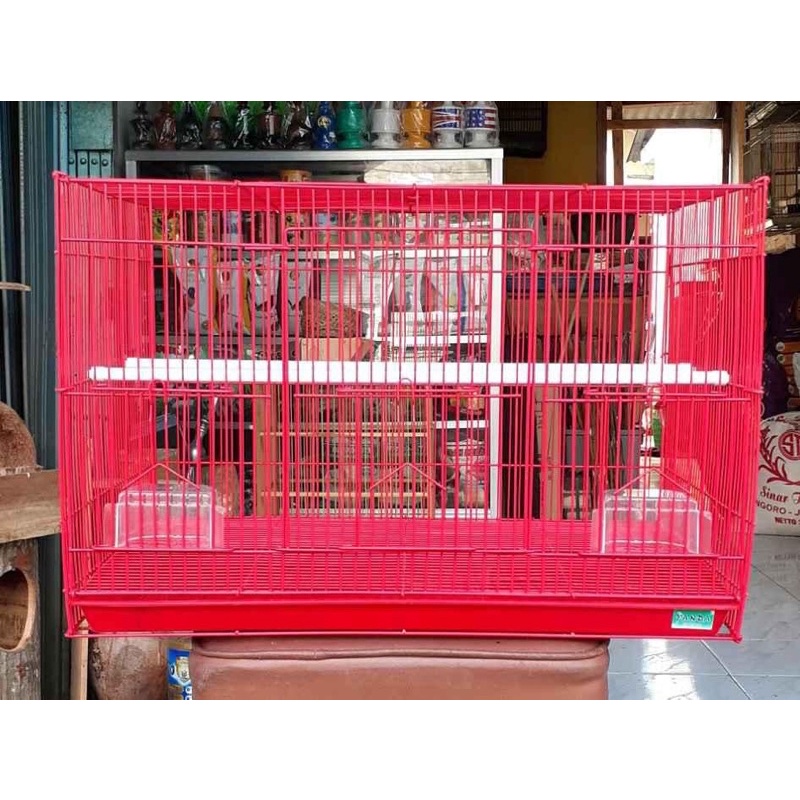 Kandang kucing kelinci sugar glider burung size L 60x42x40-3