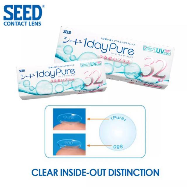 SOFTLENS BENING HARIAN MINUS PLUS SEED 1 DAY PURE MOISTURE