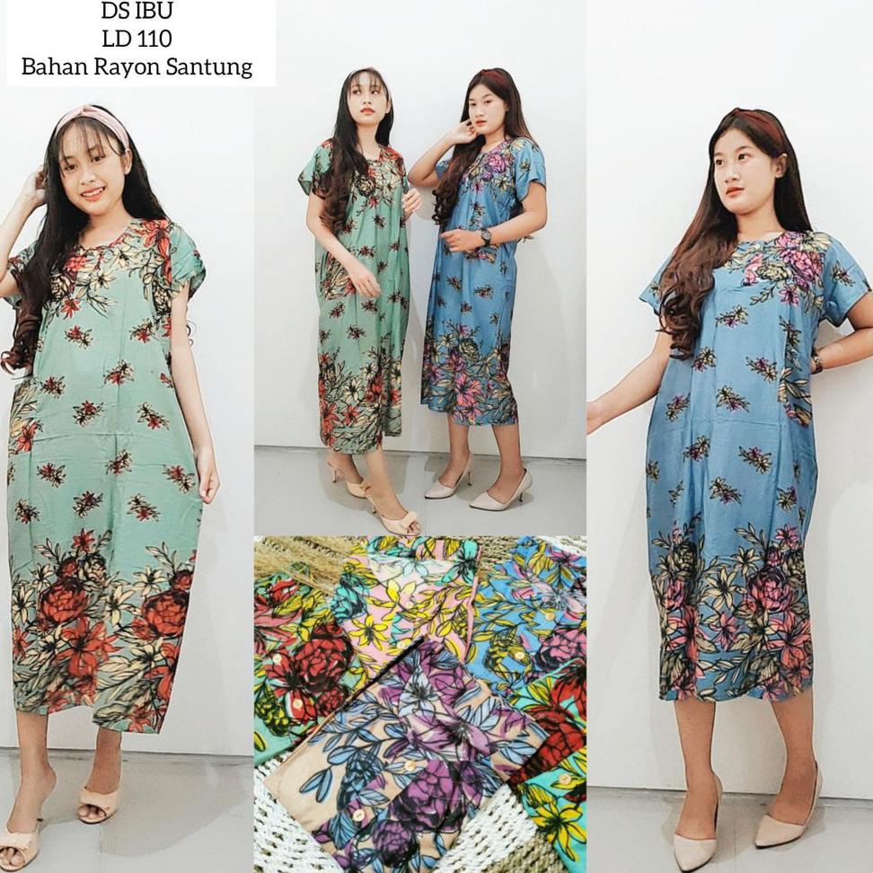 Ready stock.. DASTER IBU JUMBO VIRAL BAJU TIDUR KEKINIAN TIE DYE   MOTIF RANDOM SURABAYA SIDOARJO 58