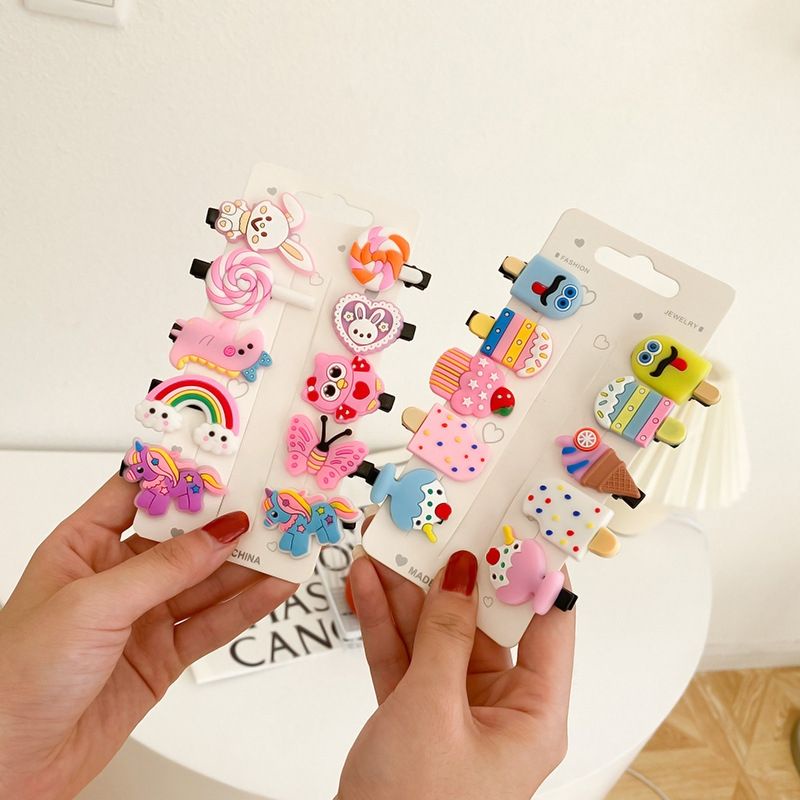 cod☜☞ready Jepit Rambut Anak Set 10Pcs Model Kartun Hairpin Rambut Cewek HairClips Perempuan lagilaku