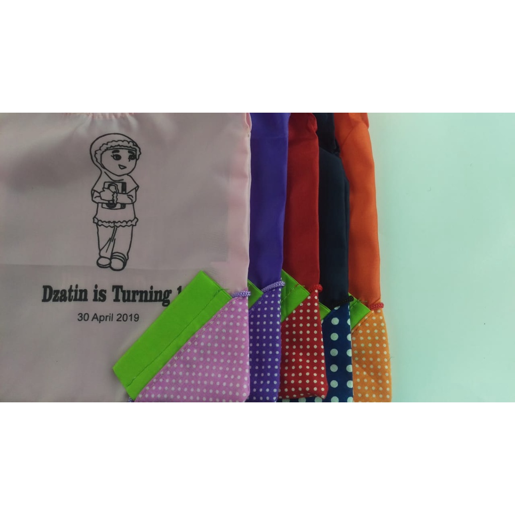 tas model stroberi XL waterproof kekinian sovenir murah jogja motif custom lucu unik cantik