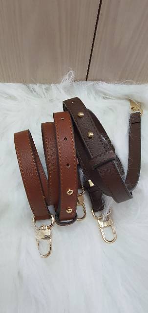 bagstrap cloe 1.8 cm adjustable polos PU Leather tas tali panjang strap tas slim maura