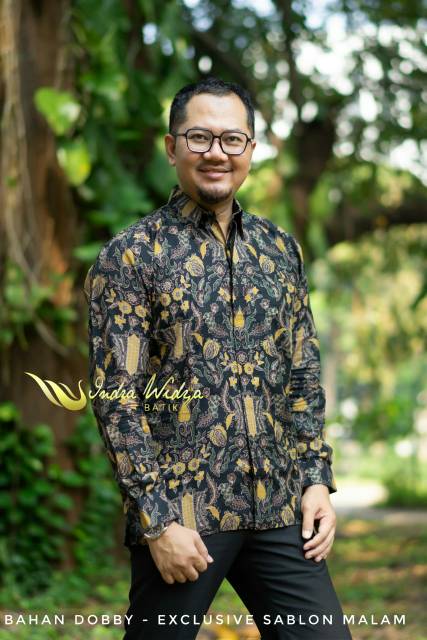 BATIK SABLON MALAM EXCLUSIVE DOBBY- Lengan PANJANG