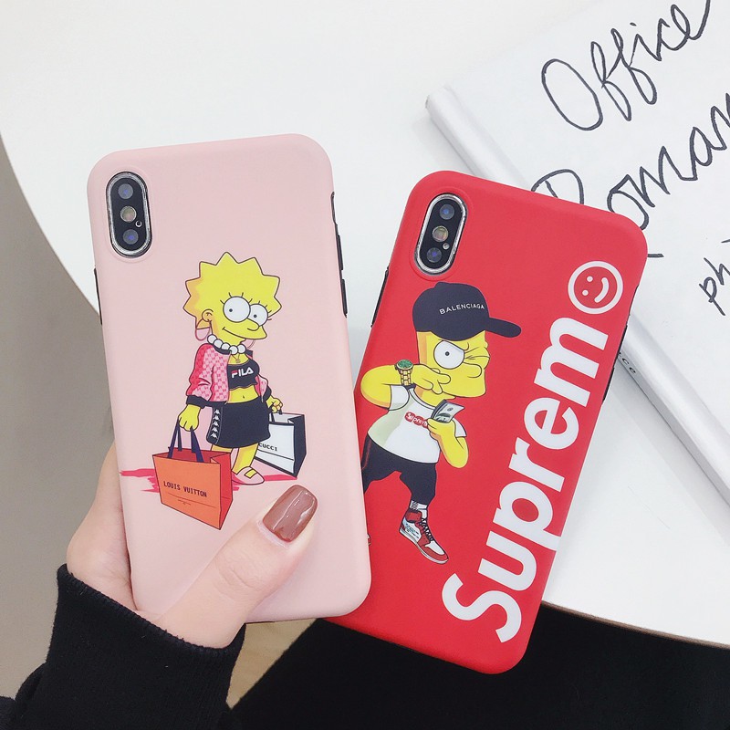Supreme Simpson Soft Casing IPhone 6 6s 6Plus 6sPlus 7