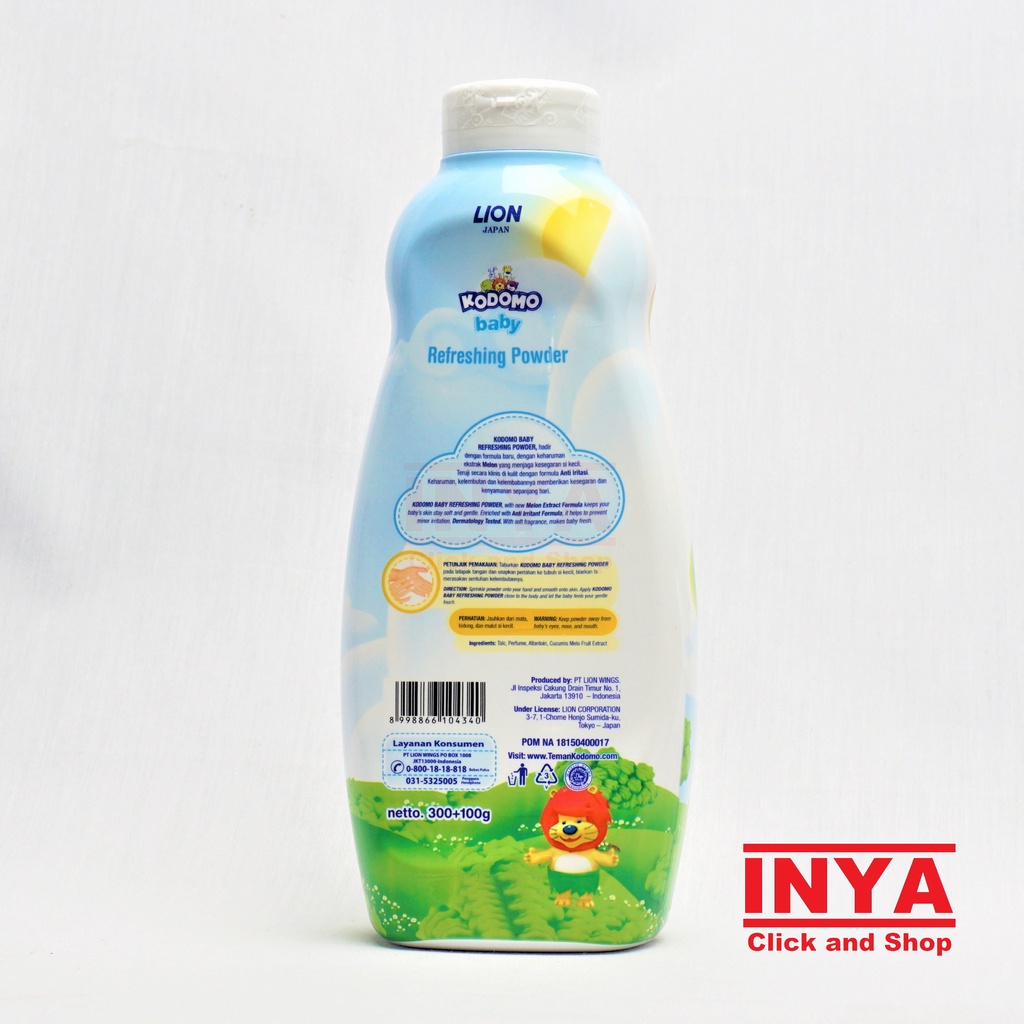 KODOMO BABY REFRESHING POWDER 300gr - Bedak Bayi