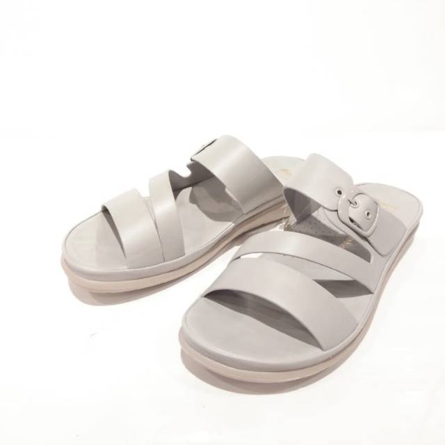 BATA COMFIT SENDAL SELOP WANITA BEST SELLER WARNA ABU SILVER