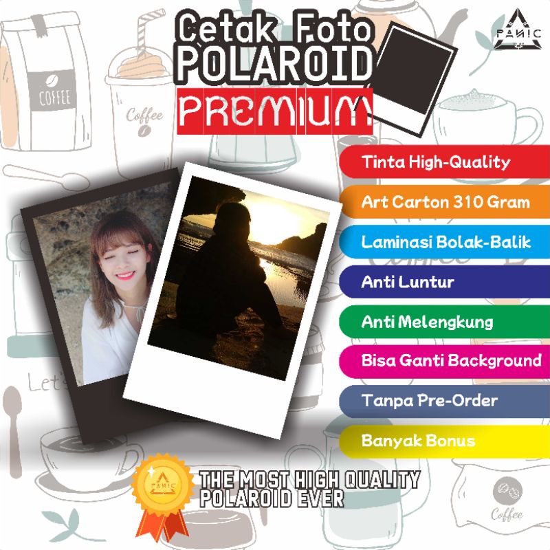 Cetak Foto 2R Polaroid Premium Murah | Cetak Polaroid Full Laminasi | High Quality