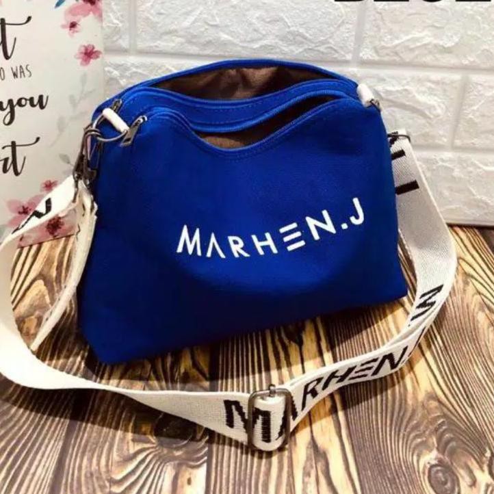 🆙Buy Now✔️ - tas marhen j 2 ruang resleting #polos