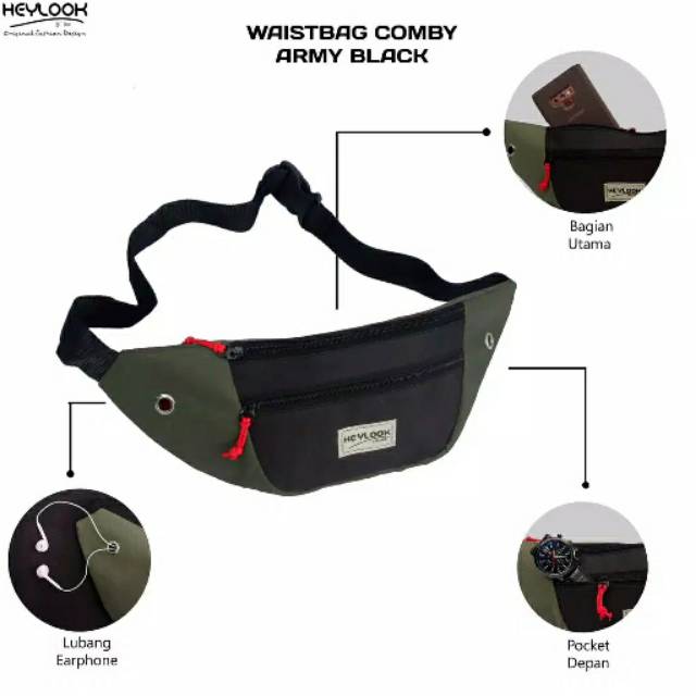 Tas Selempang /Waistbag Heylook