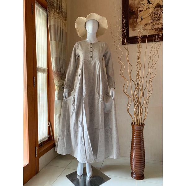 Gamis Linen Cantik Nfis