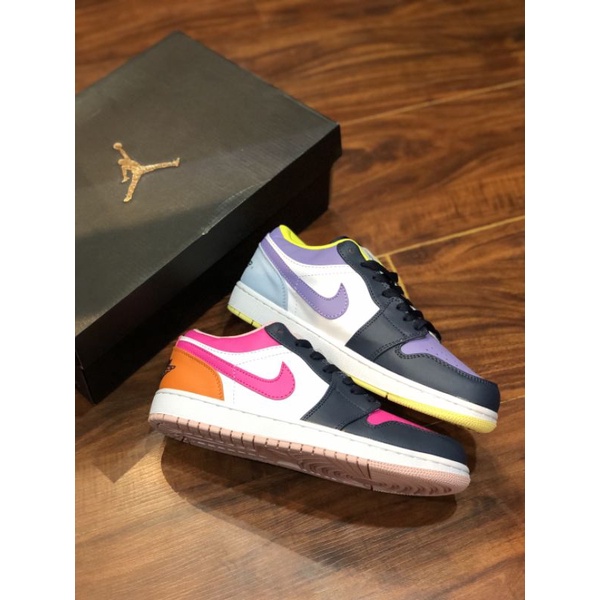 Nike Air Jordan Low SE "Mismatched" Purple/Magenta (BNIB)