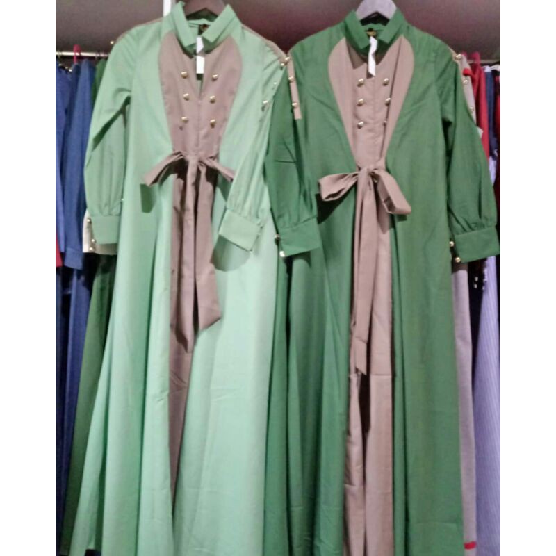 Vendre modest wear,,  hijau muda sz M L,, hijau tua sz M