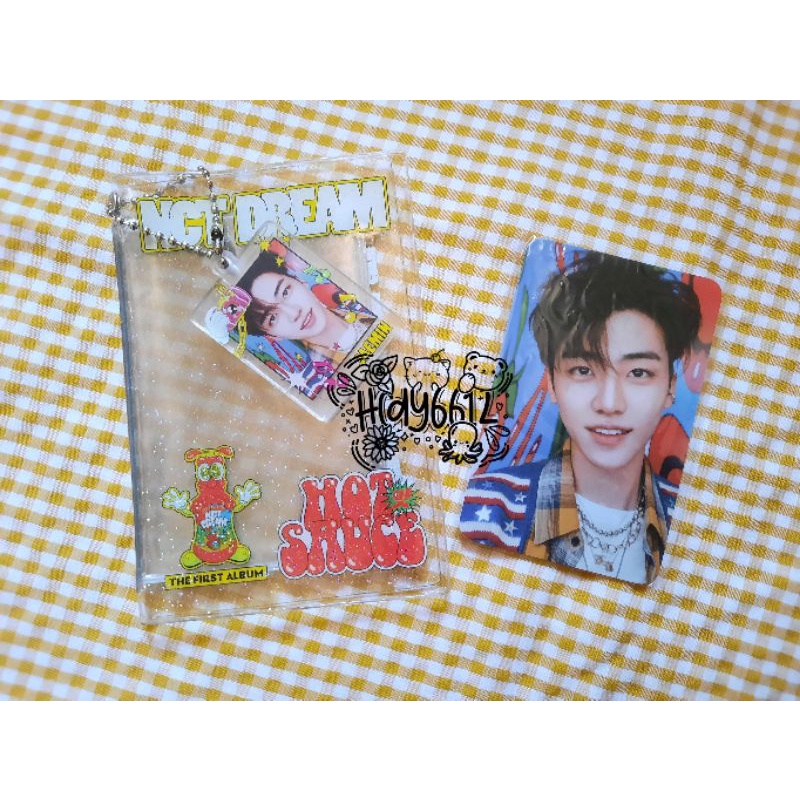 NCT DREAM PHOTO HOLDER & KEYRING JAEMIN (HOT SAUCE)
