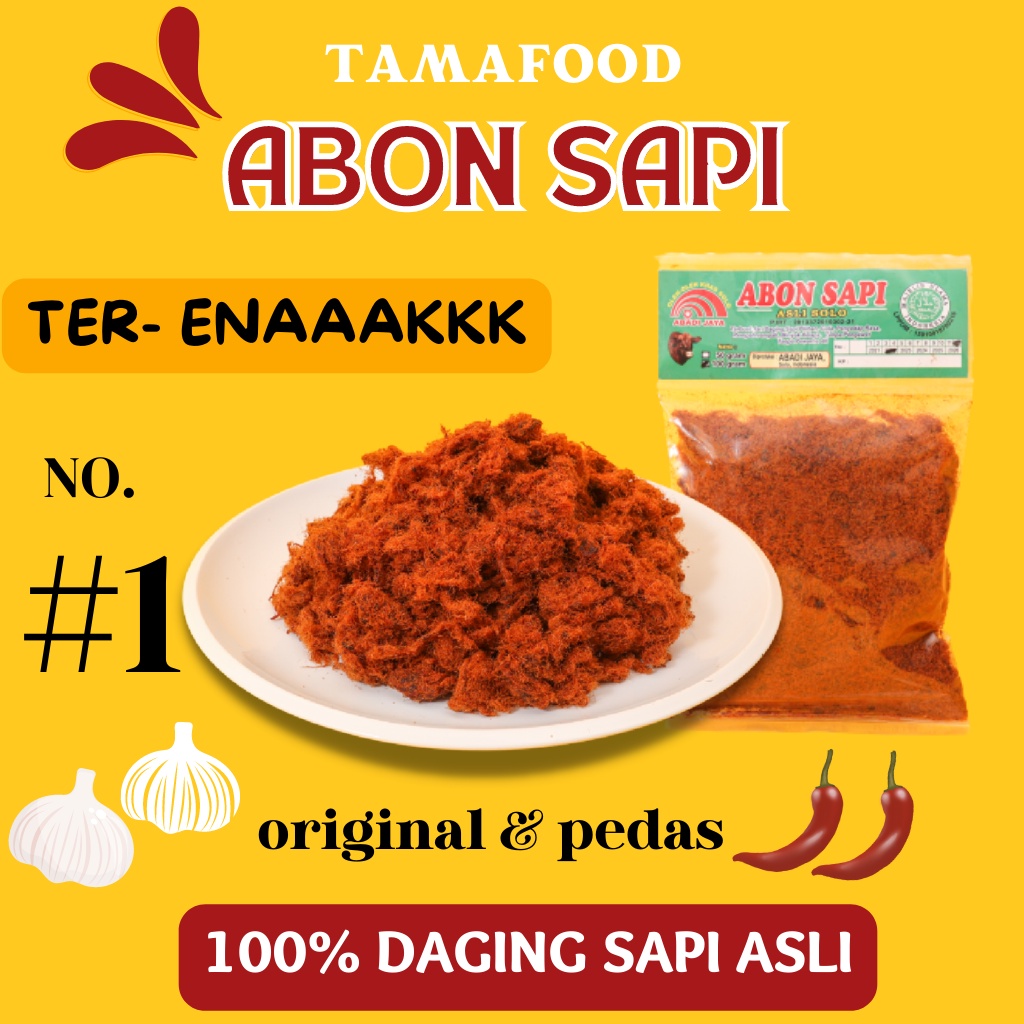

ABON SAPI ASLI 100% DAGING SAPI KUALITAS TERBAIK / ABON SAPI ORIGINAL & ABON SAPI PEDAS / ABON SAPI