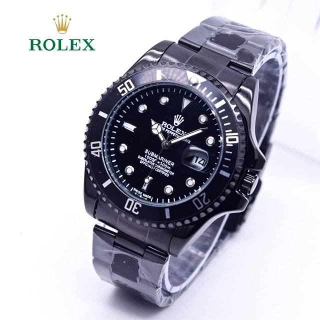 Jam Tangan Pria Rolex Rantai New Tanggal Aktif