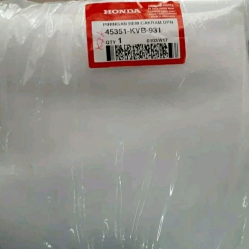 piringan rem cakram disk disc dis depan vario beat spacy scoopy original hgp 45351kvb931
