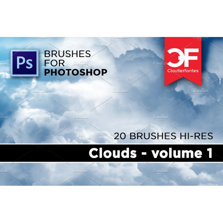 Ultimate Clouds brushes Collection - Photoshop