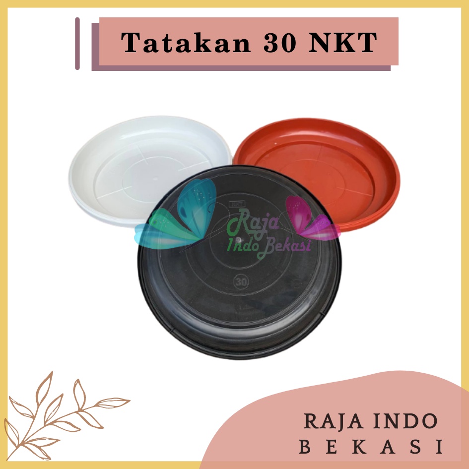 Rajaindobekasi Tatakan Alas Pot Bunga NKT 30 Putih Hitam Merah Bata Merah Coklat Terracota Terracotta 26 Cm Untuk Pot 30 Cm Termurah TATAKAN NKT 30 : Alas Pot Ukuran 30 Bagus Murah Tebal