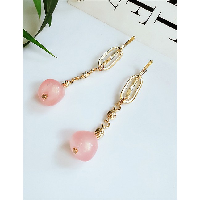 LRC Anting Tusuk Fashion Alloy Pearl Earrings F6720X