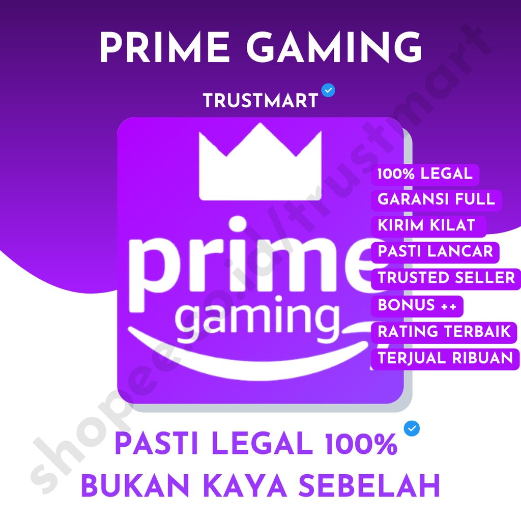 Jual PRIME GAMING AMAZON PRIME GAMING TWITCH PRIME GAMING AMAZON