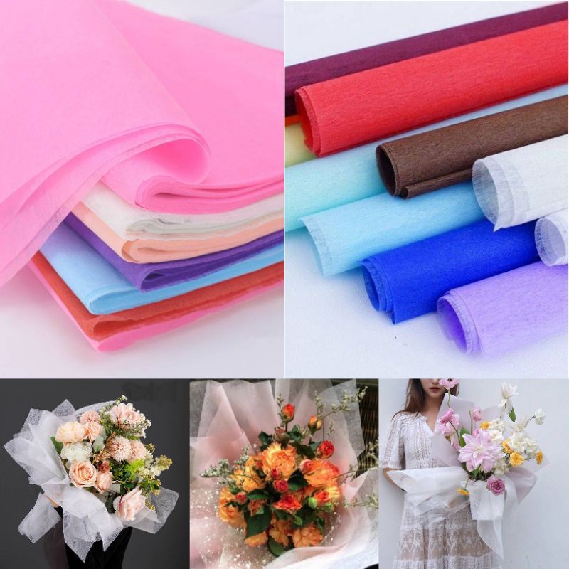 

Flower Wrapping Cotton Buket Bunga Kertas Buket Tisu Buket Bunga Color Tissue Paper Tissue Paper Kertas Tisu