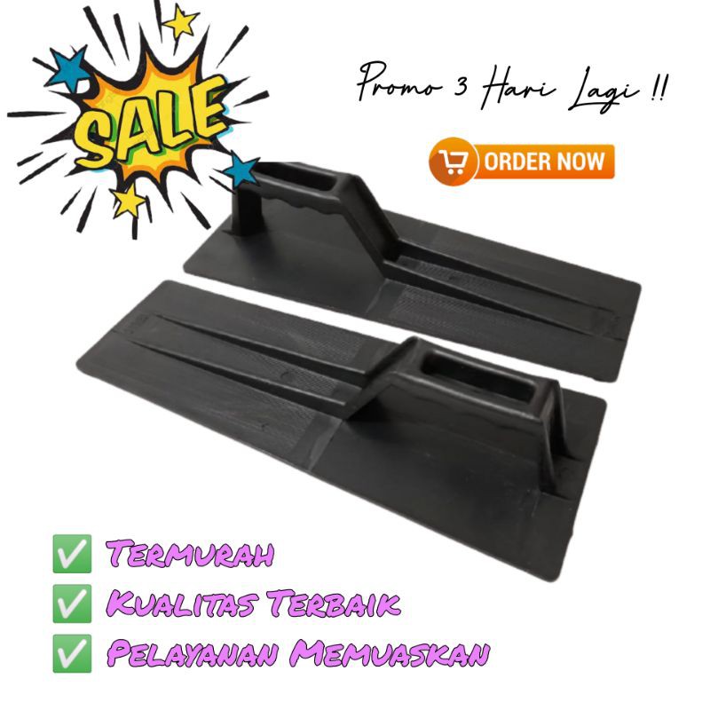 Raskam pvc hitam Reskam plastik perkakas tukang bangunan tools Roskam utk perata adukan semen Murah