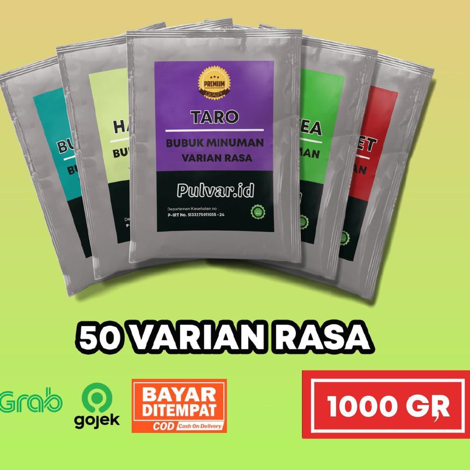 

Stok banyak ✠ BUBUK MINUMAN ANEKA RASA 1KG / BUBUK MINUMAN BOBA / BUBUK MINUMAN KEKINIAN / BUBUK MIN