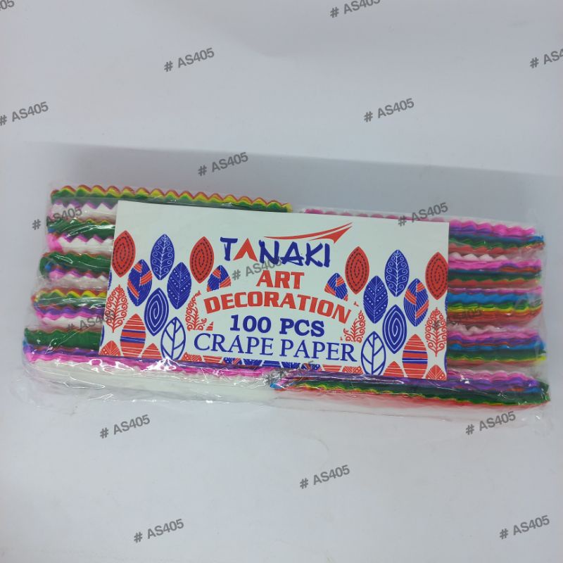 

Kertas Krep / Art Paper / Crape Paper Potongan 100 pcs