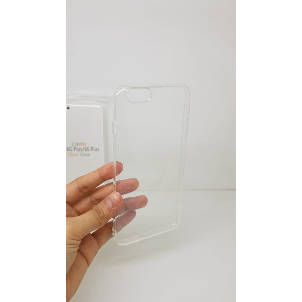 Soft Case OEM Transparan iPhone 6 Plus 5.5 Inchi Clear Ultra Thin TEBAL 2.0mm SUPER CLEAR