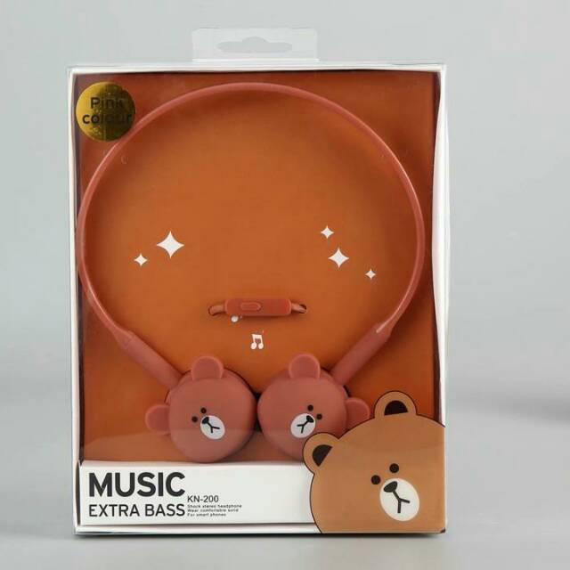 Headset lucu extra bass