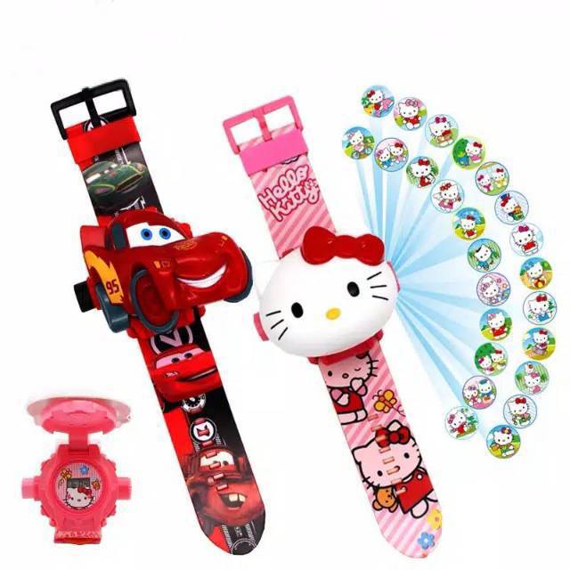 (Jam Tangan Anak Anak Laser Jumbo Strap Rubber)