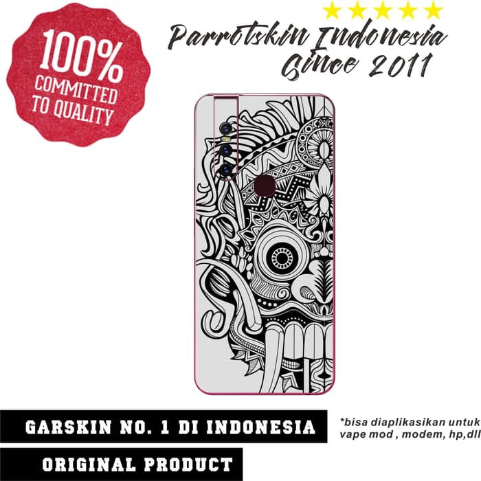 Vivo V15 Garskin custom reog edition anti gores for back case