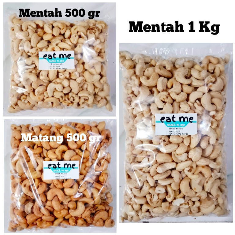 

Ready !! Kacang Mente Utuh Mentah / Matang 500 gr