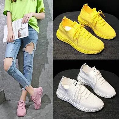 LidoraStore- Sepatu Wanita Sneakers Aerobic  Sepatu Olahraga Wanita Fashione