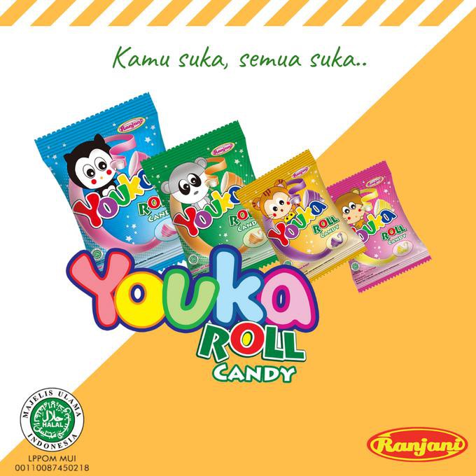 

Ayo Promo YOUKA ROLL Candy Permen Ranjani Murah