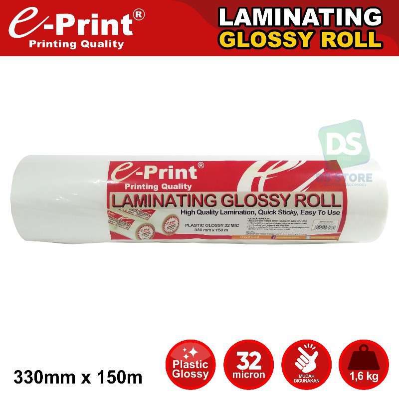 

Plastik Laminating Roll GLOSSY E-PRINT