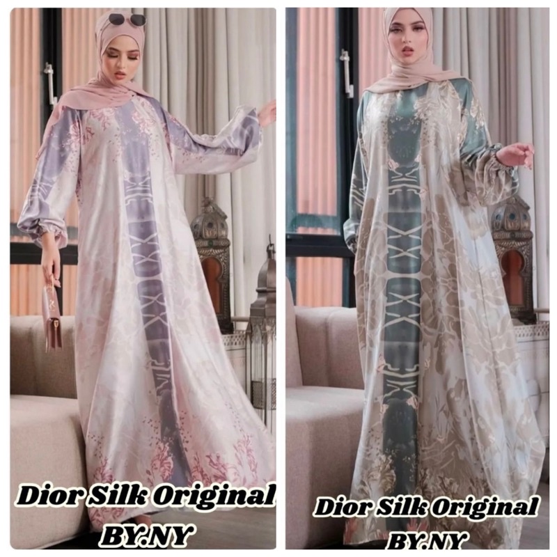 Bahan Kain Diorsilka Neptune / RiaMirandai/ bahan gamis seragam / kain silk meteran murah maxamara