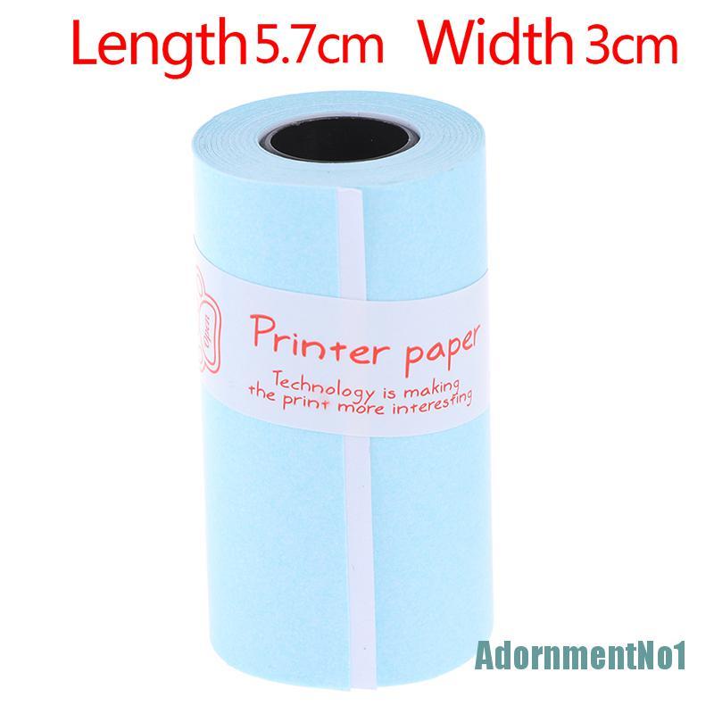 (AdornmentNo1) 3 roll Stiker Kertas thermal Motif Print