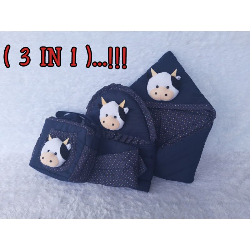 (PAKET HEMAT) Set (3in 1) gendongan bayi