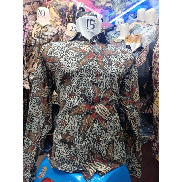 KEMEJA BATIK LENGAN PANJANG KATUN PREMIUM MODEL TERBARU MURAH MERIAH