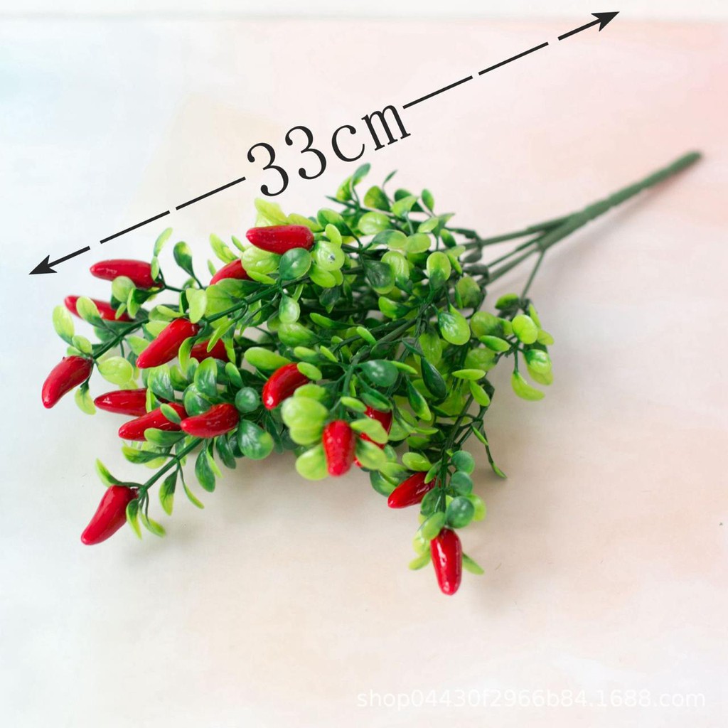 COD/TIB BUAH BUAHAN BUNGA TANGKAI PLASTIK BUNGA ARTIFISIAL BUNGA HIASAN P3141-4