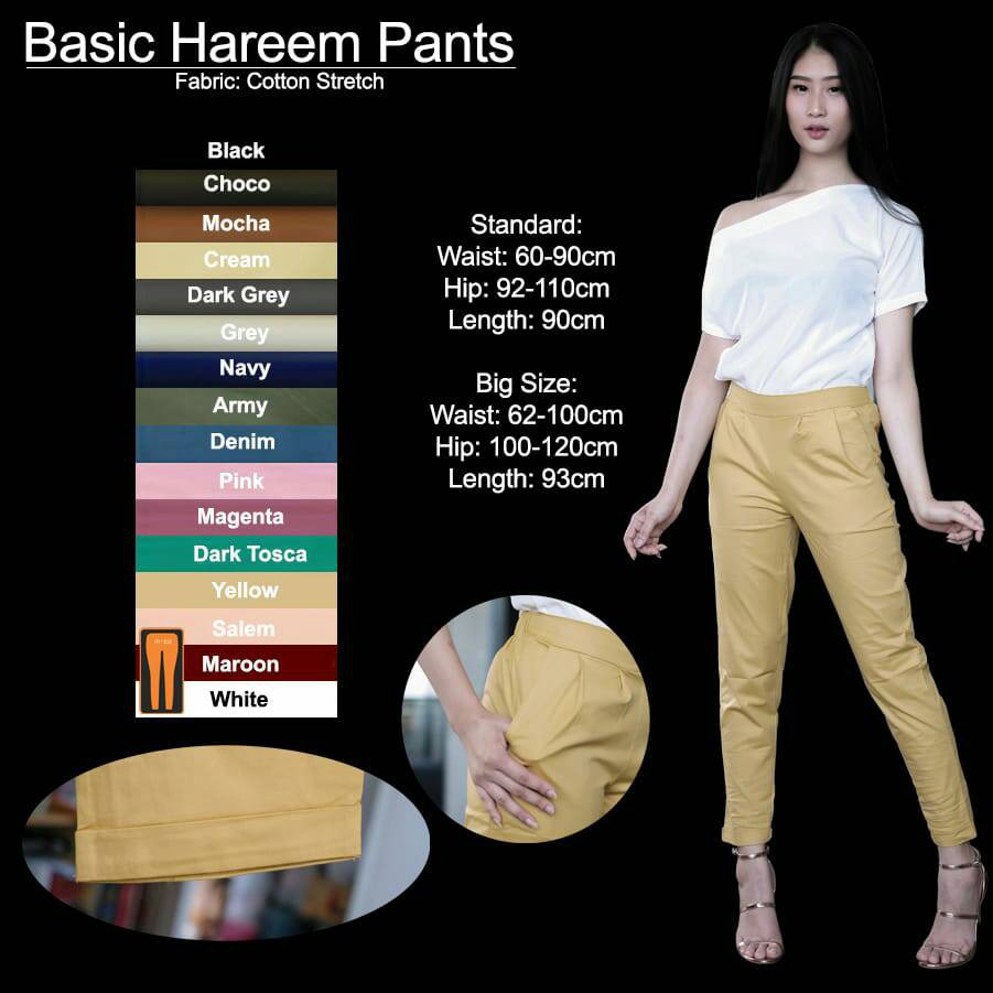 HAREM PANTS COTTON KATUN - SYS CLOTHIER