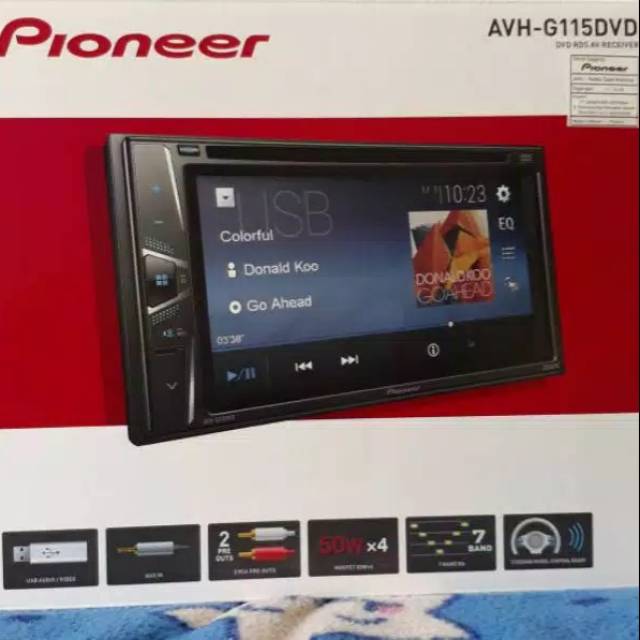 head unit pioneer AVH G115DVD